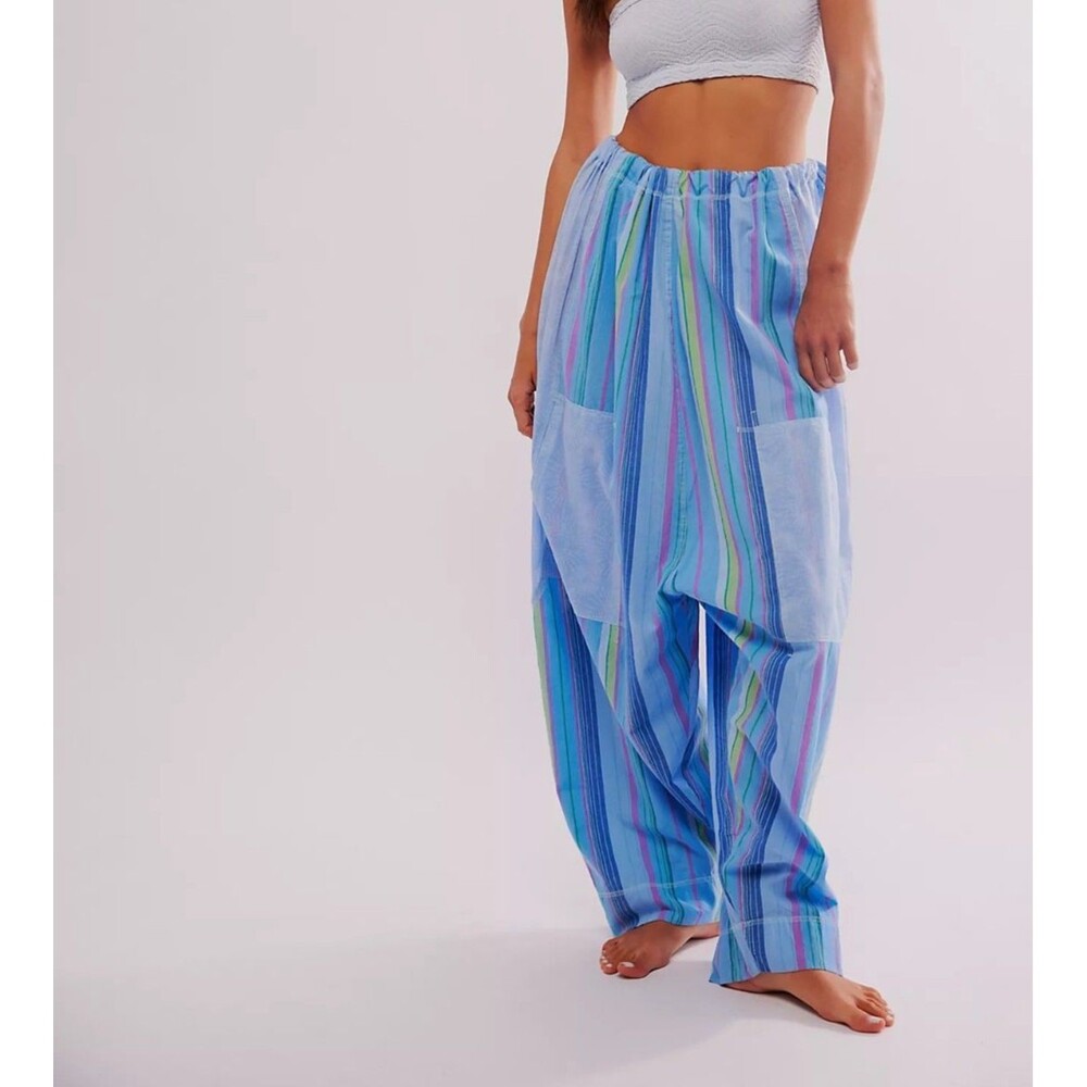 Intimately Free People Dream In Color Convertible Jumpsuit Pants Print XS 285603